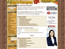 Tablet Screenshot of omasrecepten.com